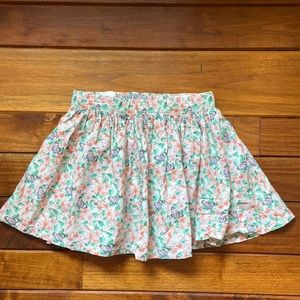 NWT Wheat Frenchy Floral Skirt Butterflies 3